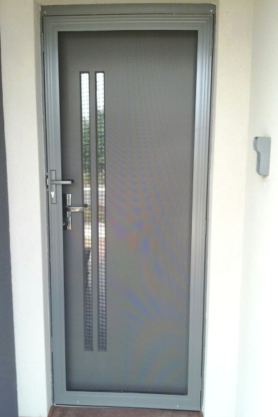 CB: 1 Clear Breeze Stainless Steel Mesh Door Woodland Grey
