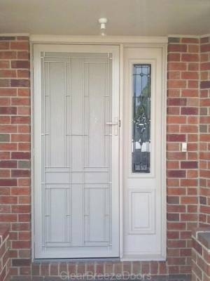 Cb: 21 Clear Breeze Melton With Privacy Mesh. Steel Grille With Aluminium Frame Combination. CB: 21 Clear Breeze Melton With Privacy Mesh. Steel Grille With Aluminium Frame Combination.