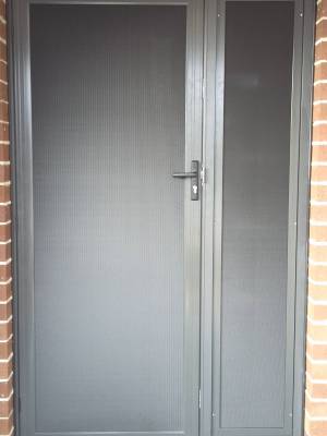 CB: 42 Clear Breeze Privacy In Monument With Side Panel Inside The Cavity.