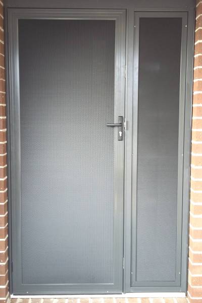 CB: 42 Clear Breeze Privacy In Monument With Side Panel Inside The Cavity.