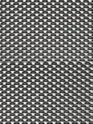 Clear Breeze Privacy Mesh Close Up Standing Outside The House Looking In.