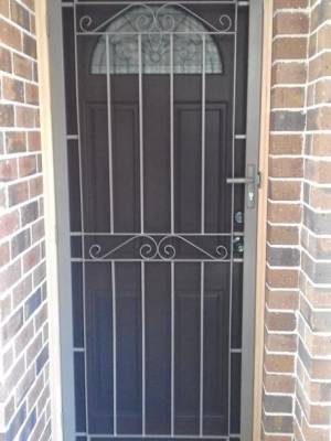Cb: 36 Clear Breeze Seaford Security Steel Door In Jasper With Stainless Steel Mesh CB: 36 Clear Breeze Seaford Security Steel Door In Jasper With Stainless Steel Mesh
