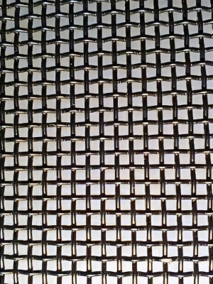 Hi Strength Stainless Steel Mesh In Black.