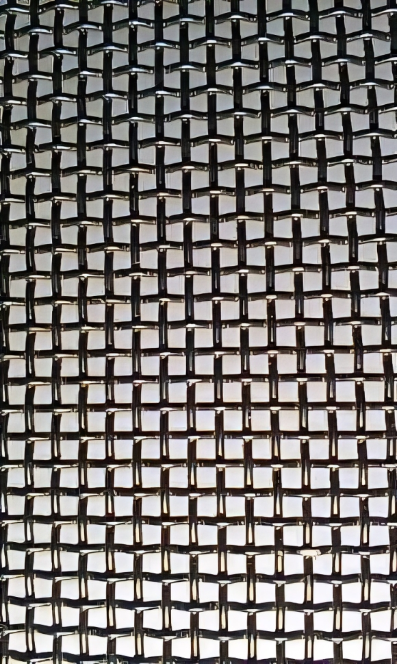 Sample of the stainless steel mesh close up shot.